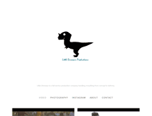 Tablet Screenshot of littledinosaurproductions.com
